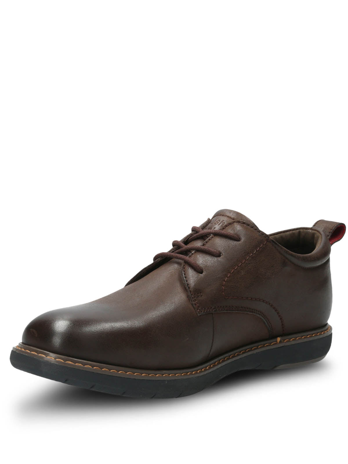 Zapato Casual Bolo Para Hombre Café Hush Puppies 4