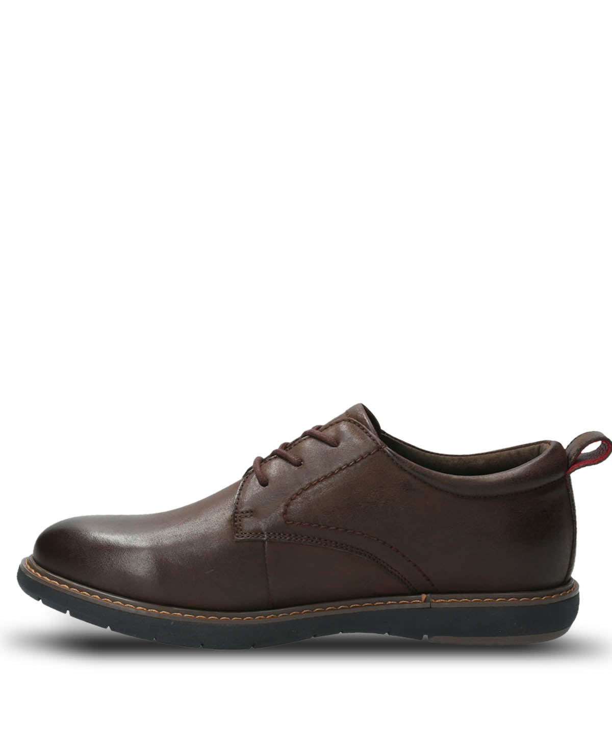 Zapato Casual Bolo Para Hombre Café Hush Puppies 5