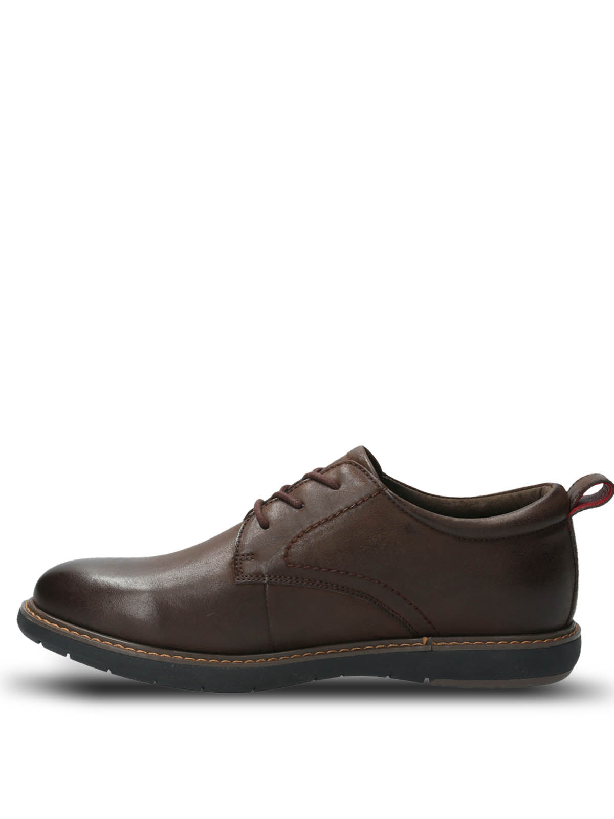 Zapato Casual Bolo Para Hombre Café Hush Puppies 5