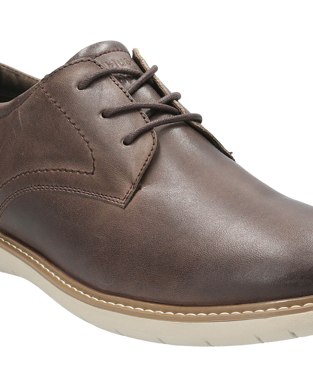 Zapato Casual Bolo Para Hombre Café Hush Puppies 7