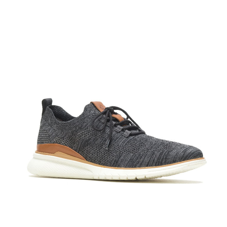 Zapato Casual Advance Knit Laceup -Black 2