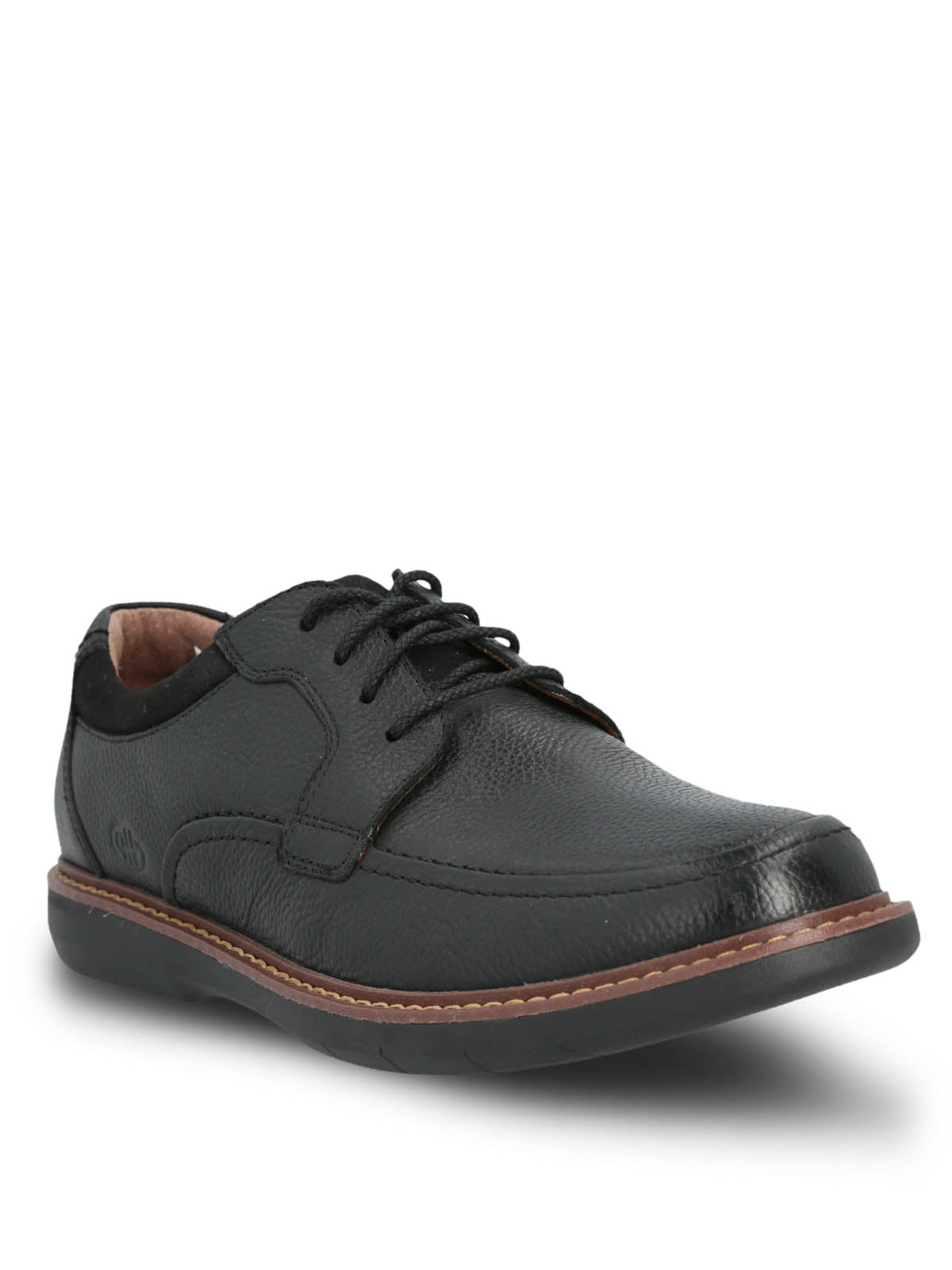 Zapato Casual Cuero Kansas Negro para hombre Hush Puppies 1