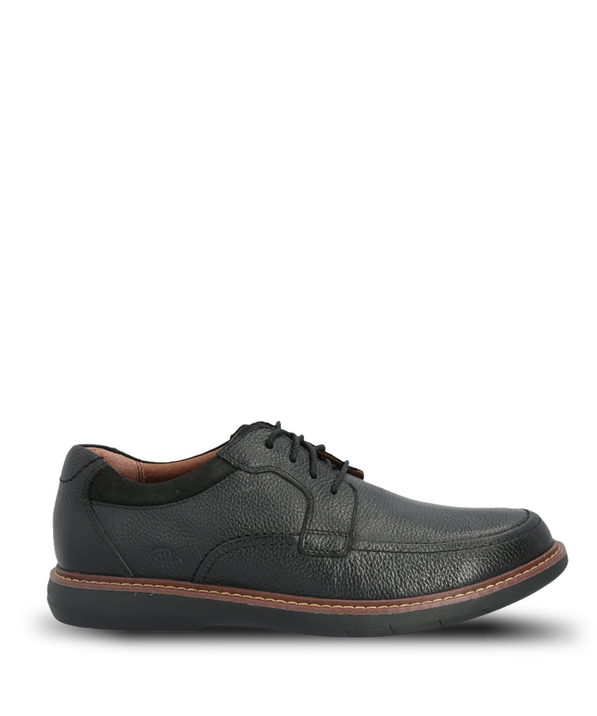 Zapato Casual Cuero Kansas Negro para hombre Hush Puppies 2