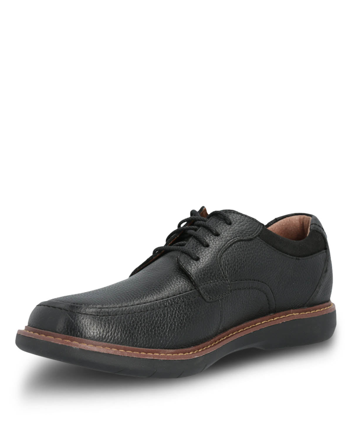 Zapato Casual Cuero Kansas Negro para hombre Hush Puppies 4