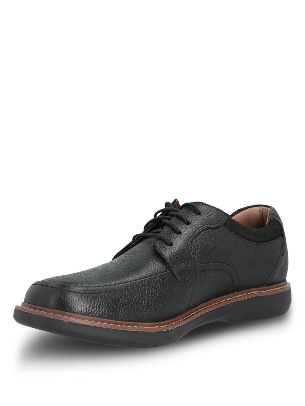 Zapato Casual Cuero Kansas Negro para hombre Hush Puppies 4