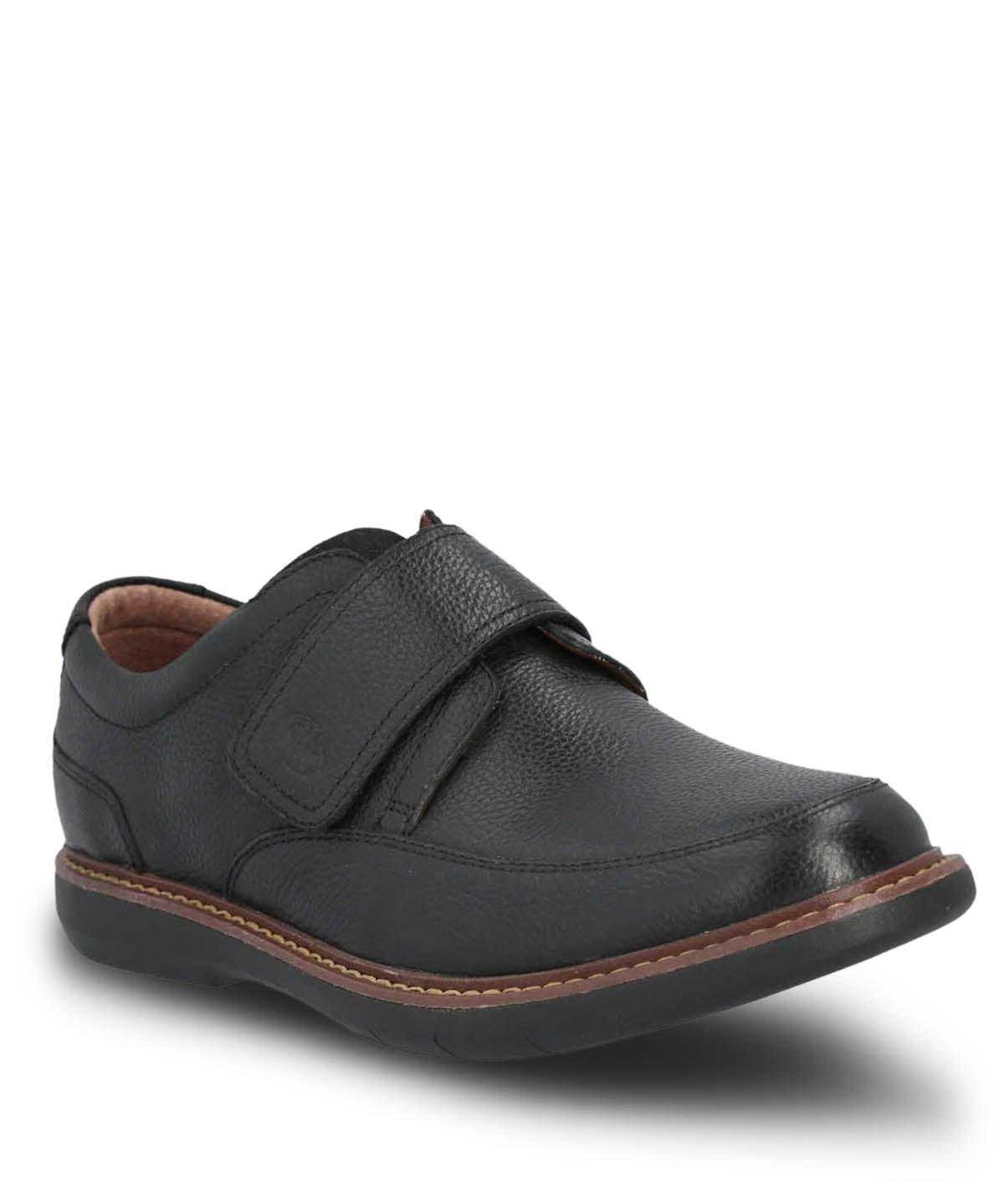 Zapato Casual Cuero Iowa Negro para hombre Hush Puppies 1