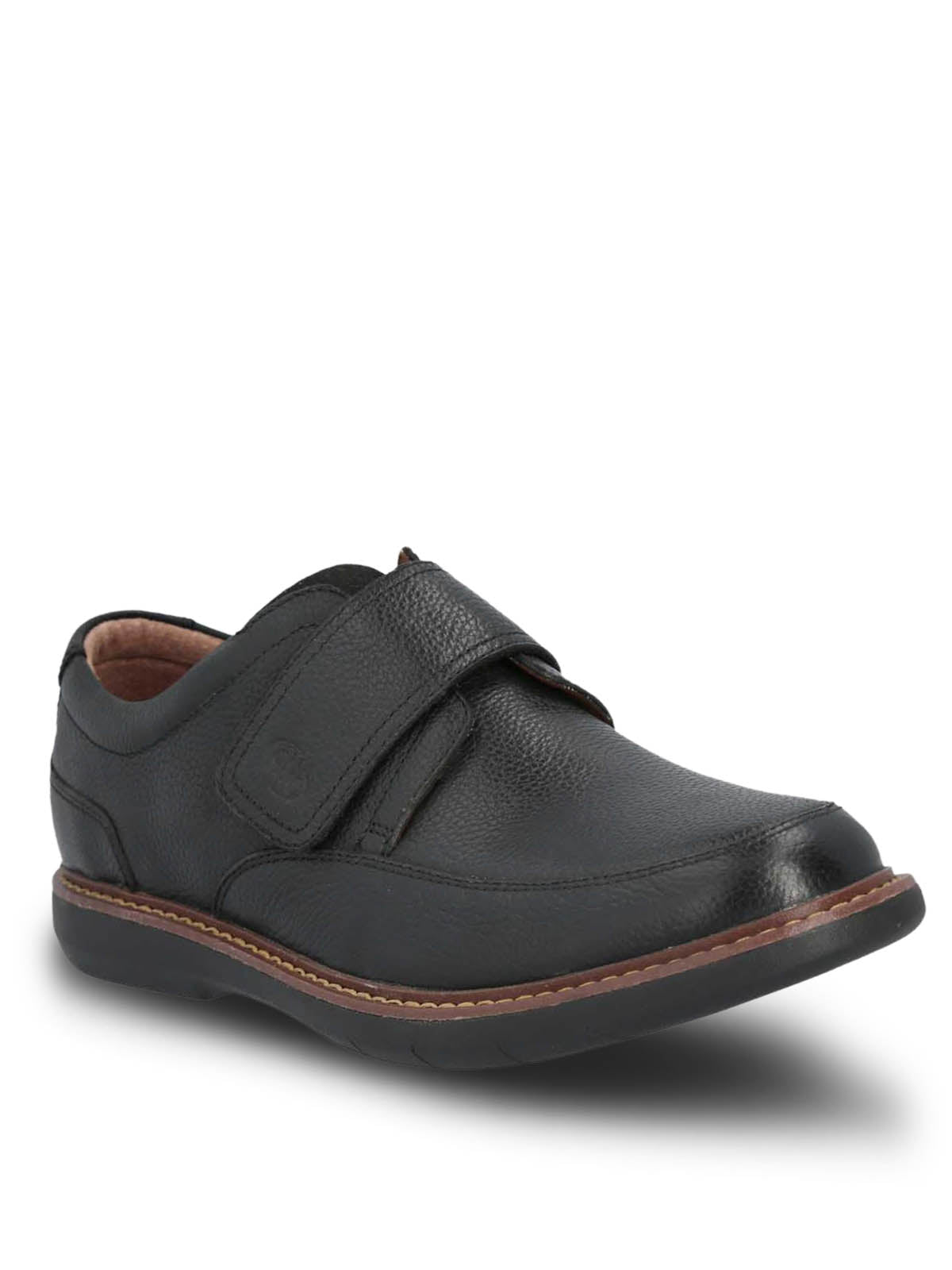 Zapato Casual Cuero Iowa Negro para hombre Hush Puppies 1