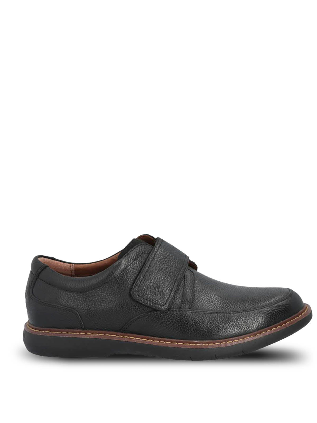 Zapato Casual Cuero Iowa Negro para hombre Hush Puppies 2