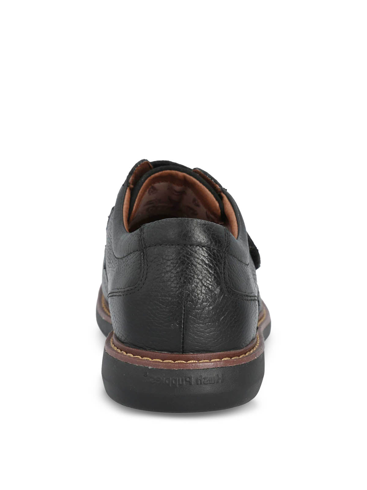 Zapato Casual Cuero Iowa Negro para hombre Hush Puppies 6