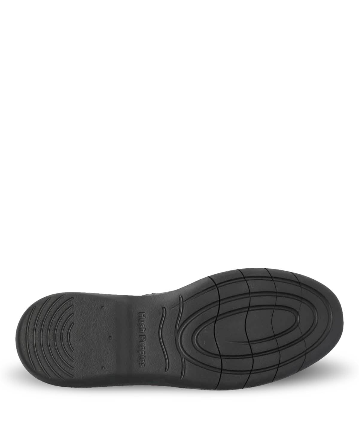 Zapato Casual Cuero Iowa Negro para hombre Hush Puppies 7