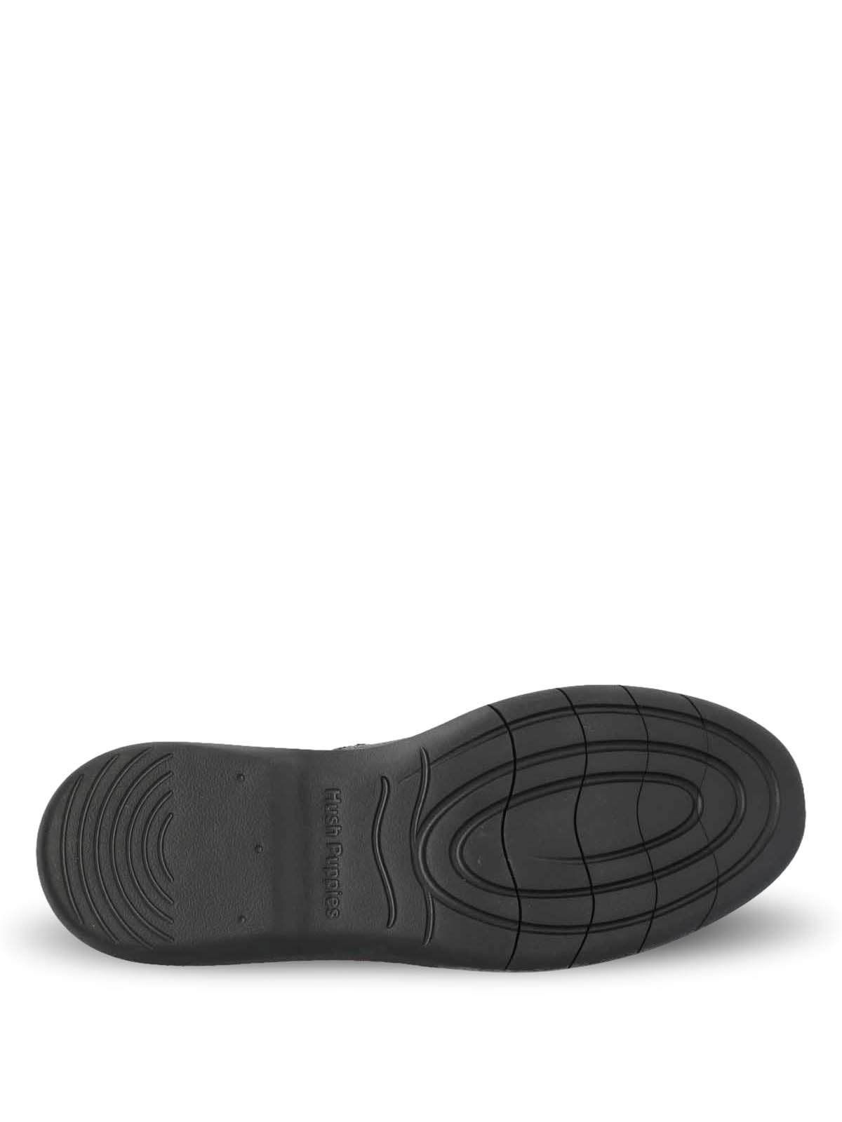 Zapato Casual Cuero Iowa Negro para hombre Hush Puppies 7