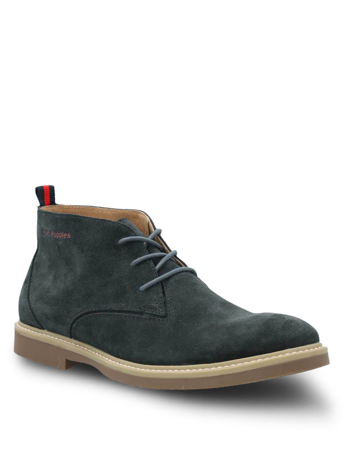 Botín en Cuero para Hombre New Safari Navy Hush Puppies 1
