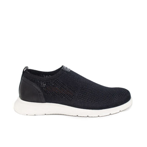 Zapato Casual Munnar Knit Slip On Black 1
