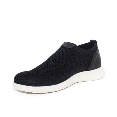 Zapato Casual Munnar Knit Slip On Black 4