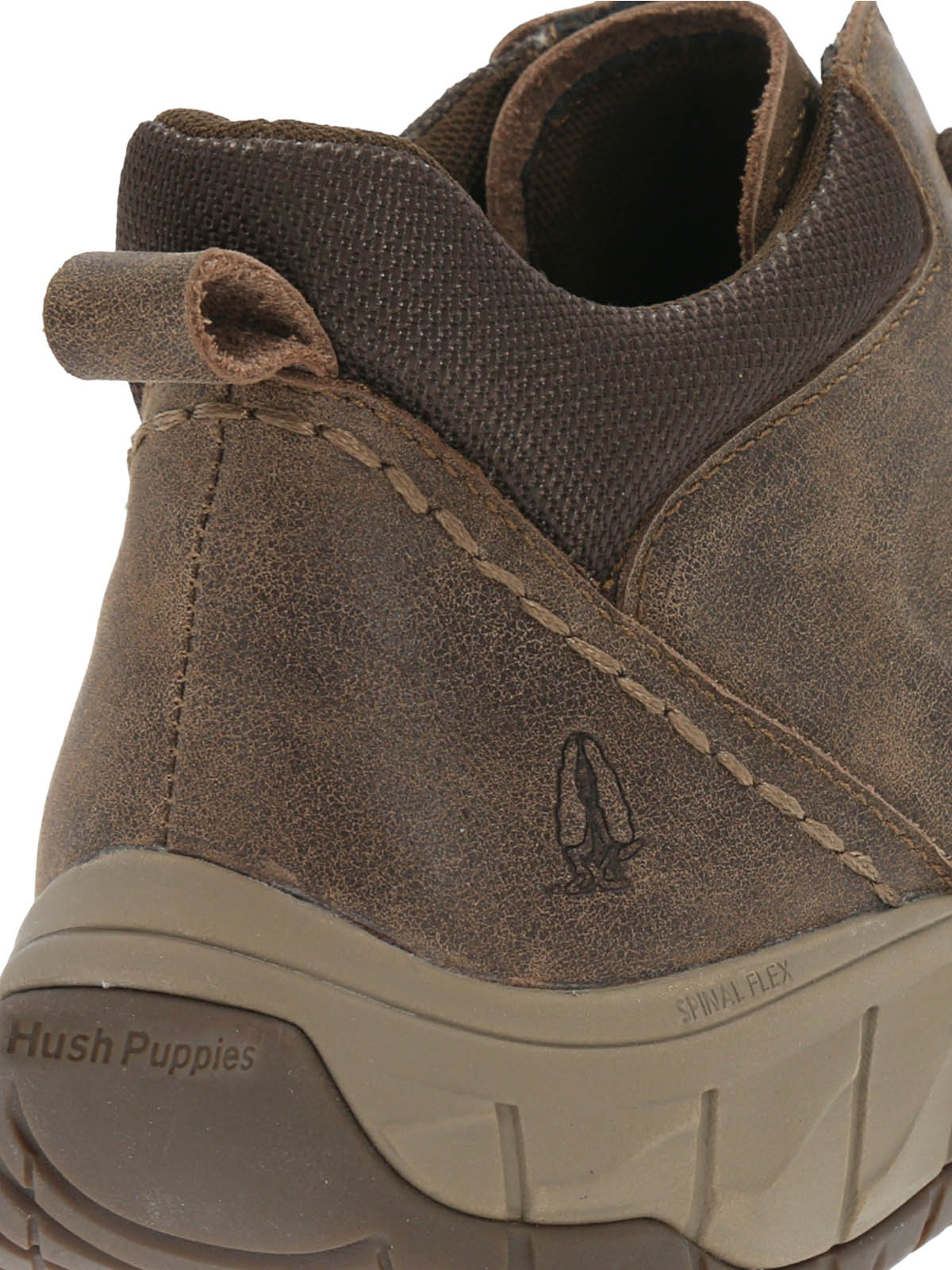 Botin en Cuero para Hombre Bodo Café Oscuro Hush Puppies 7