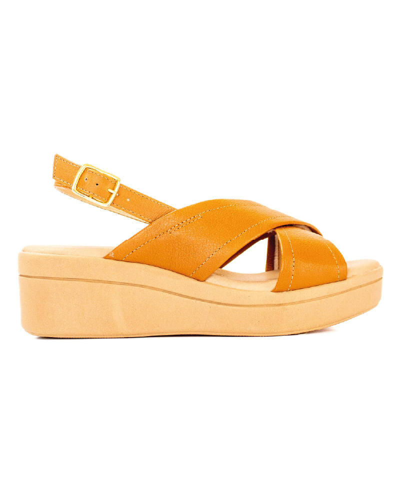 Sandalia para Mujer Montana Camel 1
