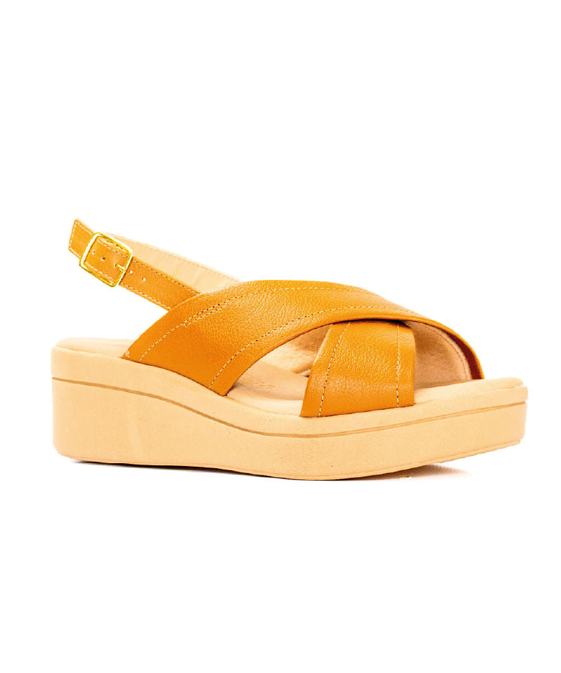Sandalia para Mujer Montana Camel 3