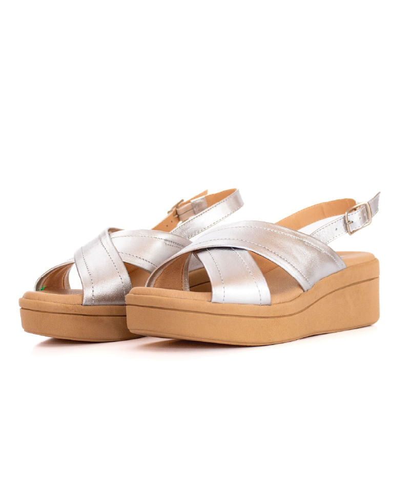Sandalia para Mujer Montana Plata 4
