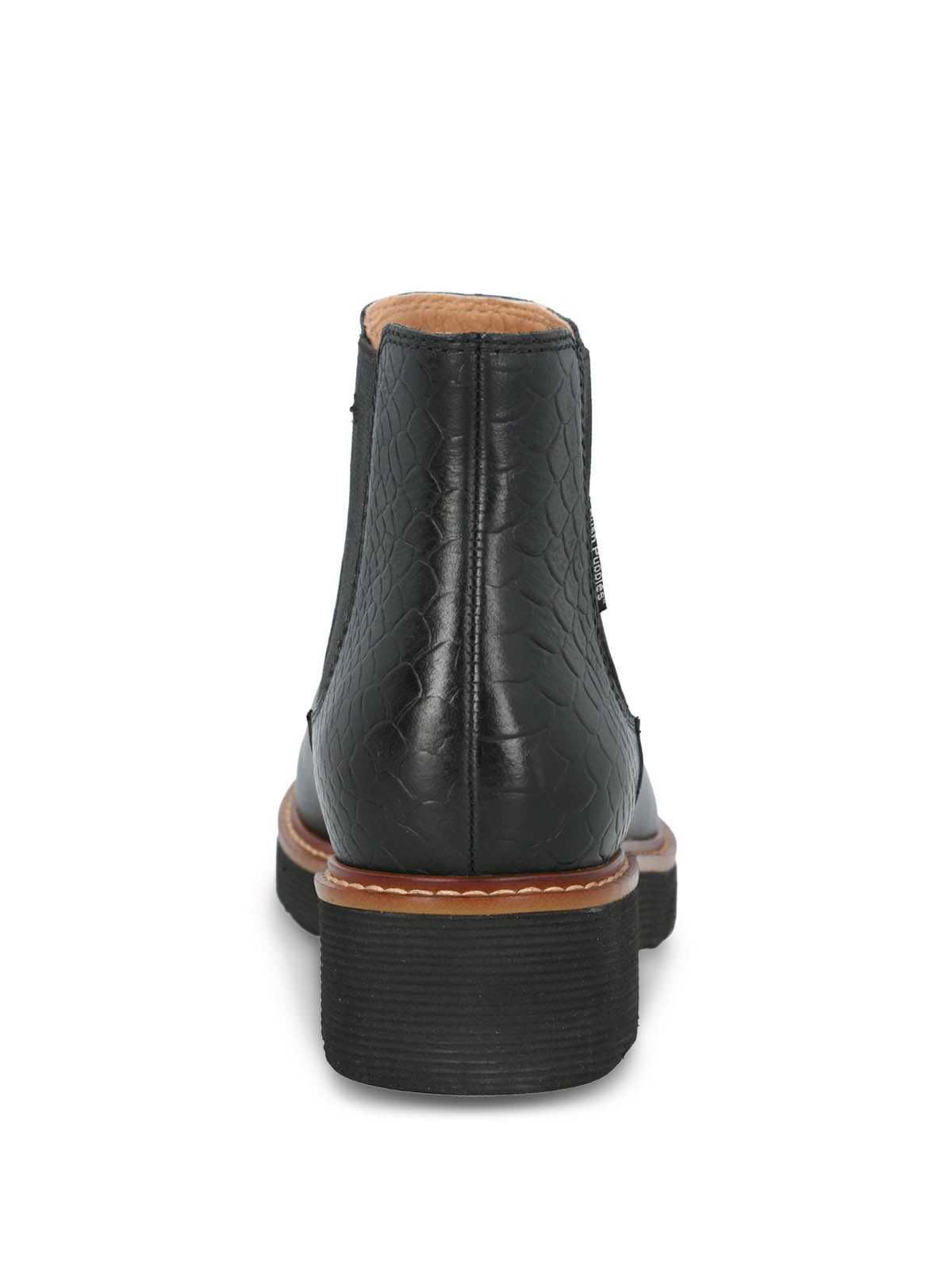 Botín Cuero Bonnie Negro para Mujer Hush Puppies 6