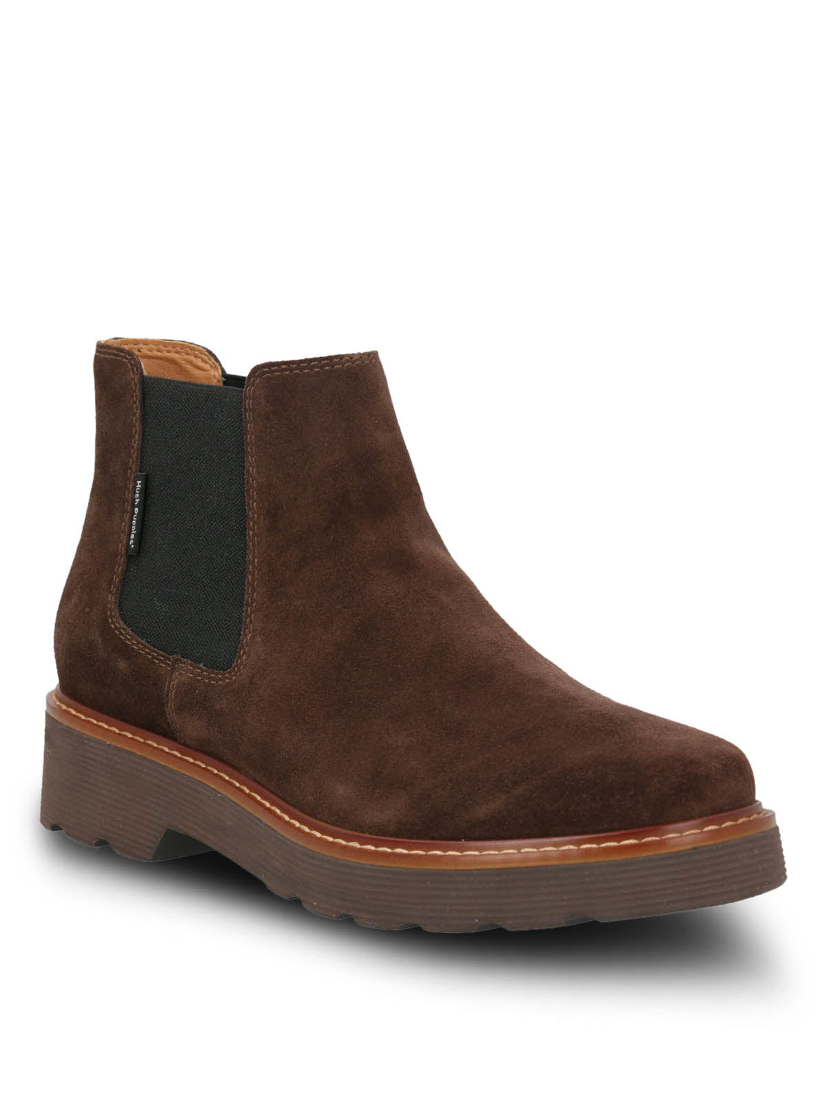 Botín Cuero Bonnie Café para Mujer Hush Puppies 1