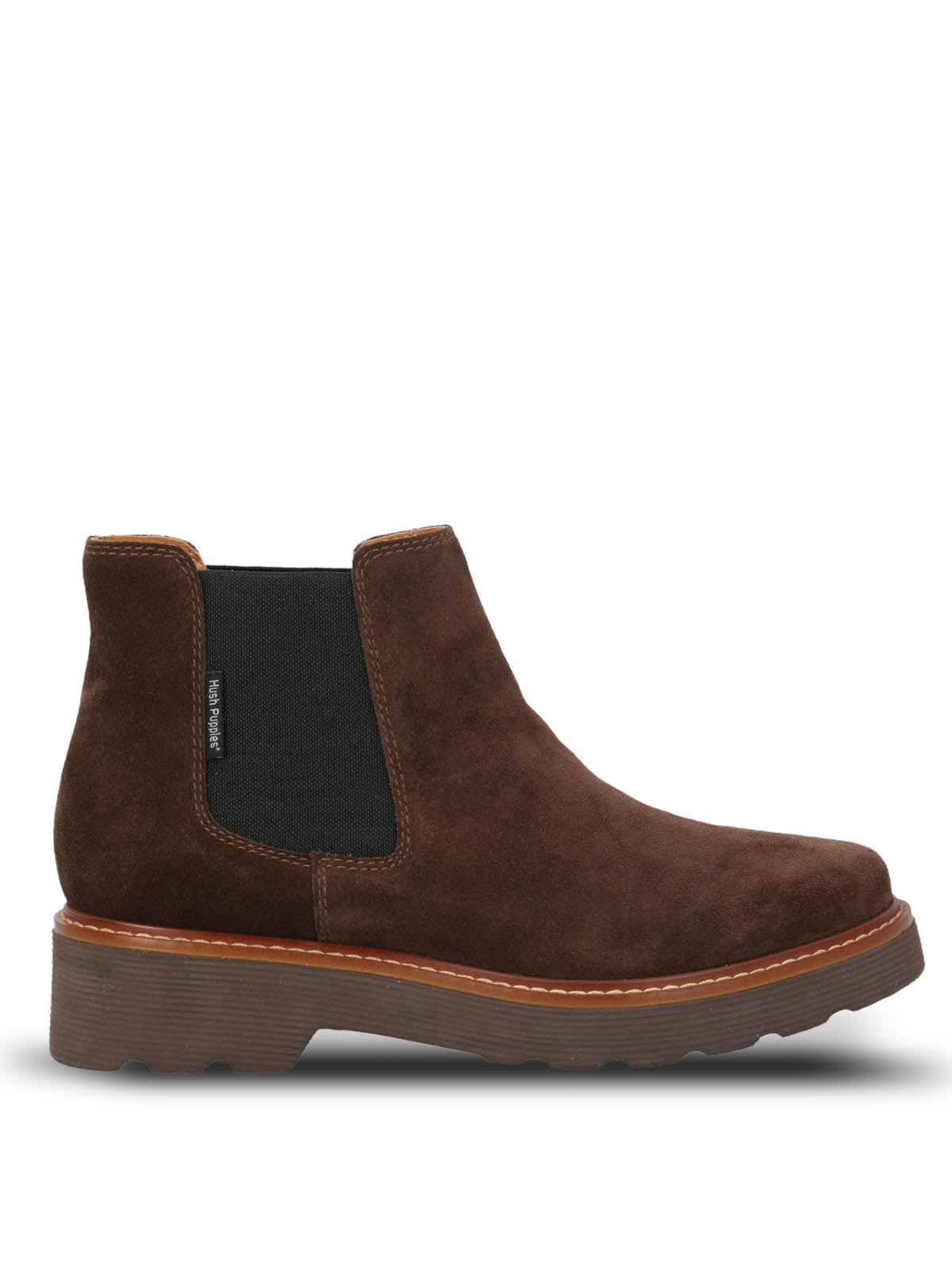 Botín Cuero Bonnie Café para Mujer Hush Puppies 2