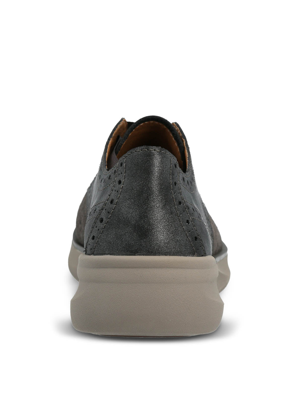 Zapatilla Cuero Mujer Bells Gris Hush Puppies 6