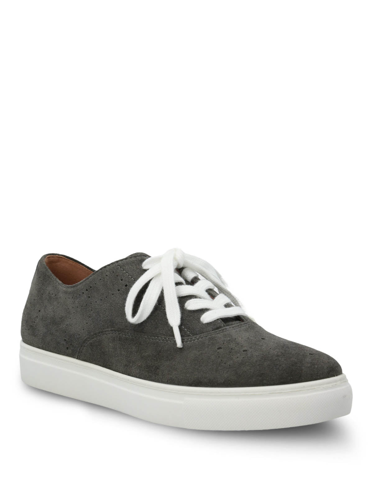 Zapatilla Cuero Mujer Wenx Gris Hush Puppies 1