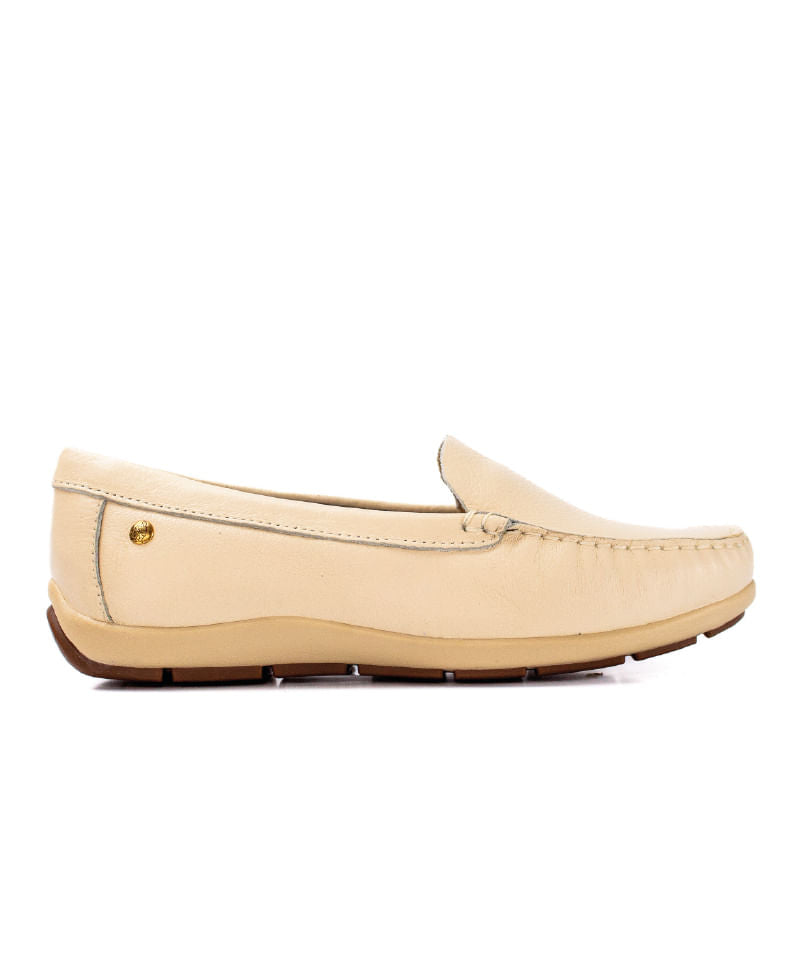 Mocasín para mujer Venecia Beige 1