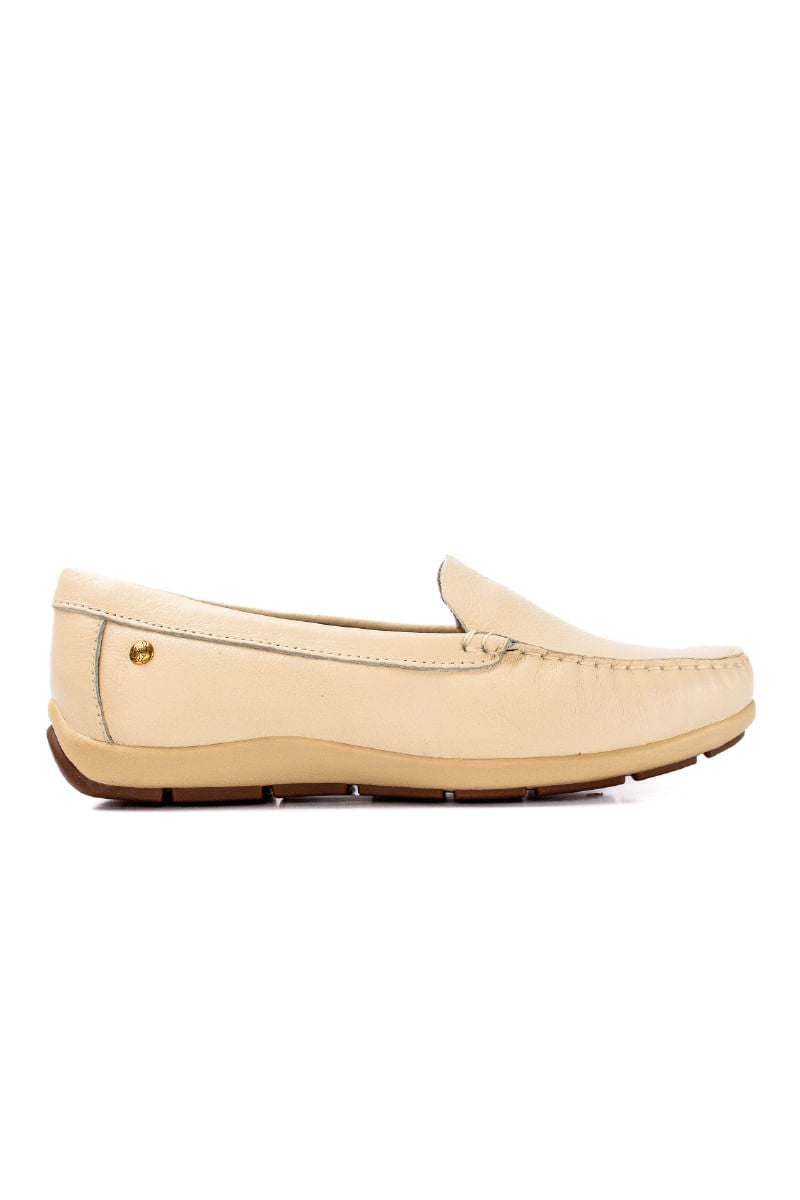 Mocasín para mujer Venecia Beige 1
