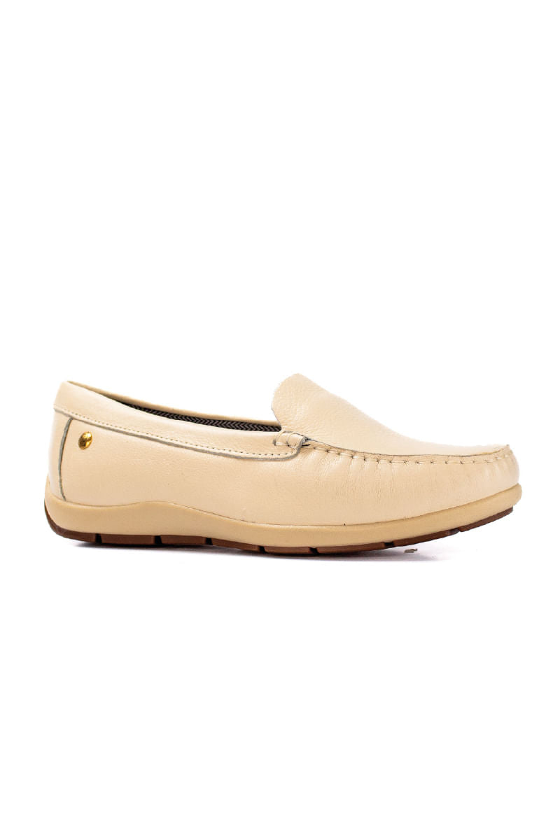 Mocasín para mujer Venecia Beige 3