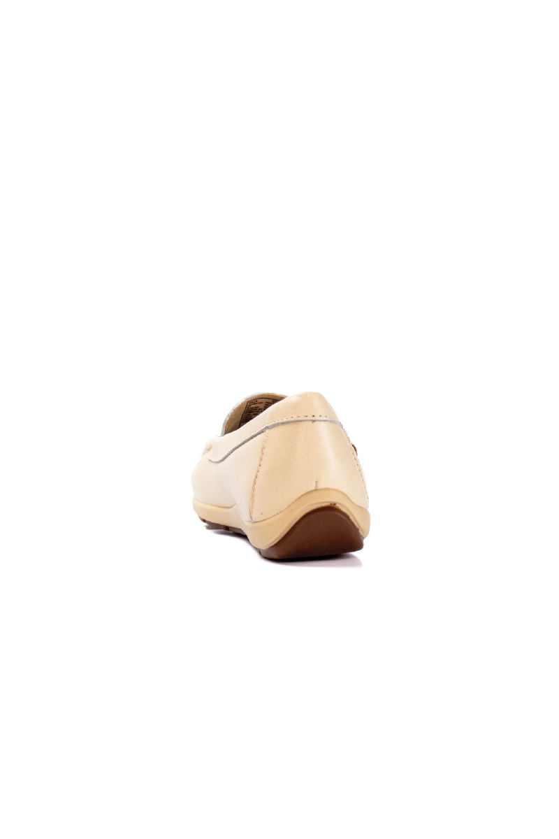 Mocasín para mujer Venecia Beige 5