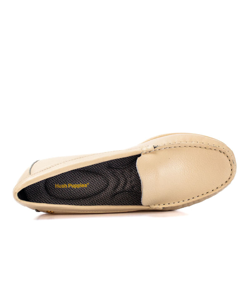 Mocasín para mujer Venecia Beige 6