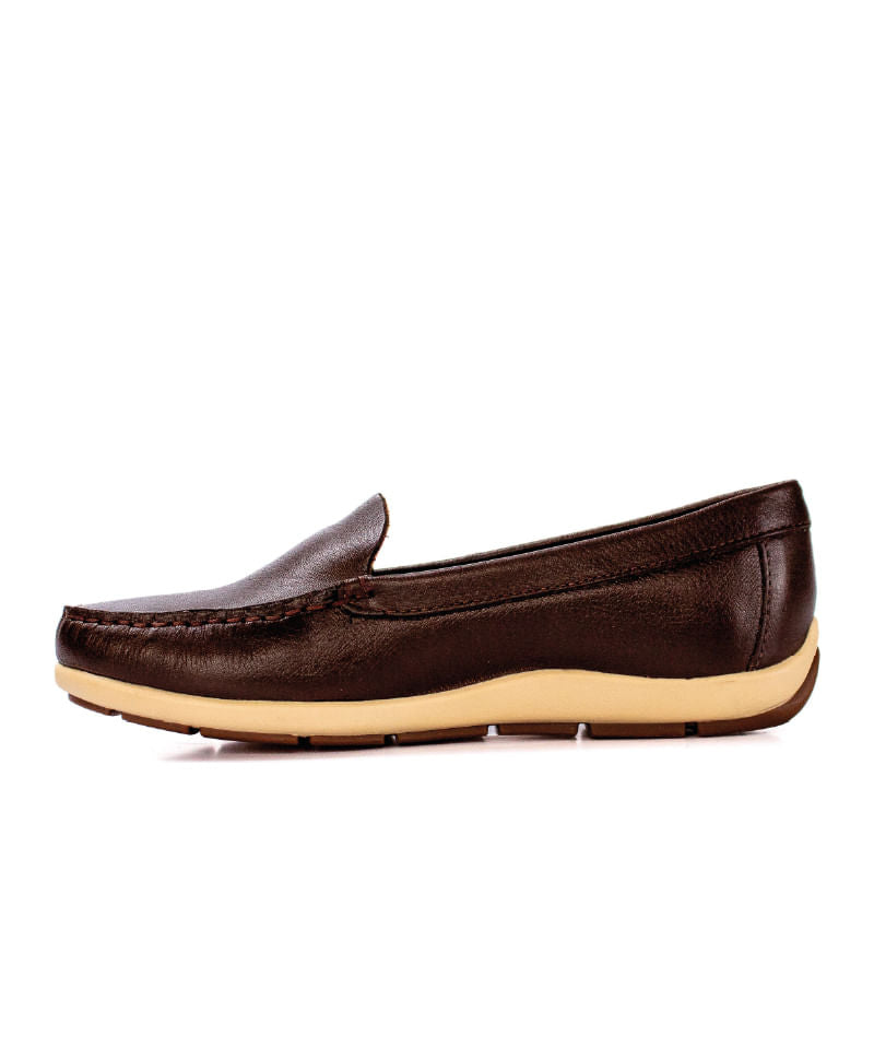 Mocasín para mujer Venecia Café 2