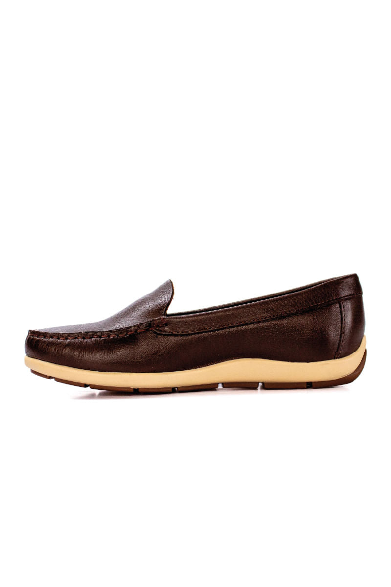 Mocasín para mujer Venecia Café 2