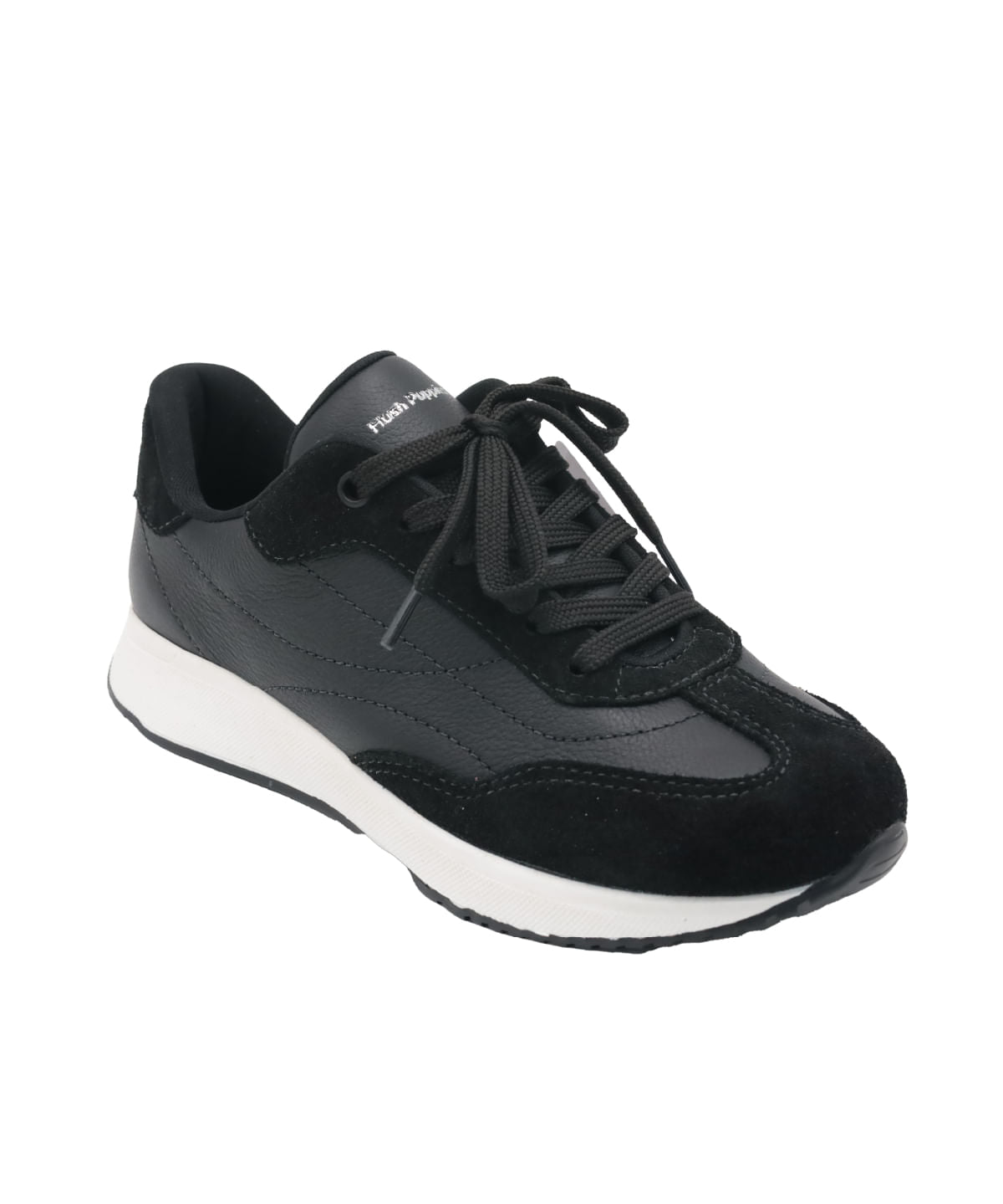 Zapatilla Cuero Ventura Negra para Mujer Hush Puppies 2