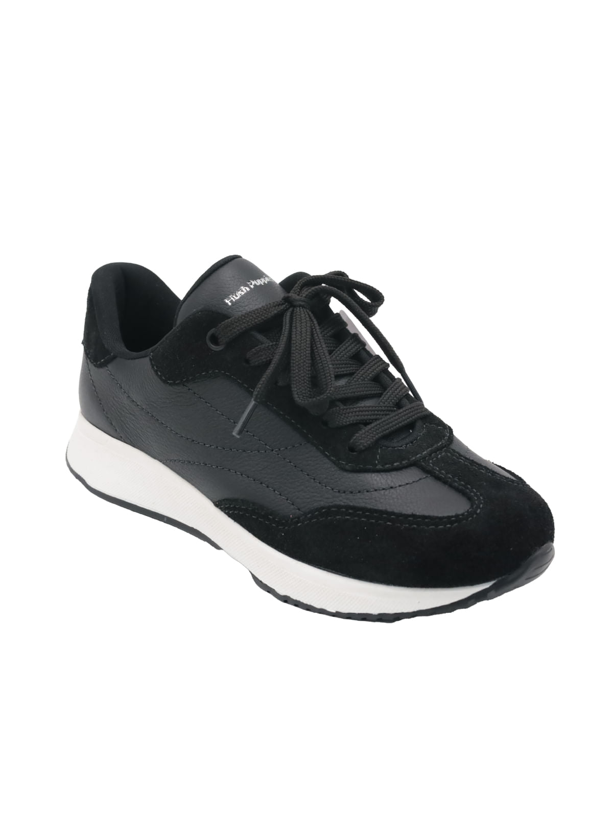 Zapatilla Cuero Ventura Negra para Mujer Hush Puppies 2