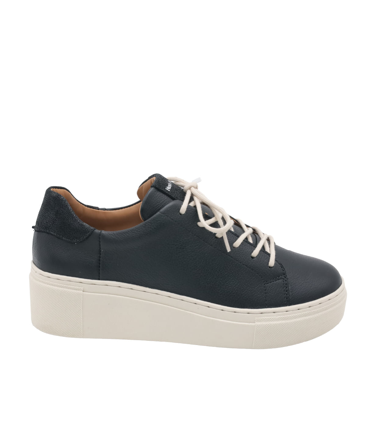 Zapatilla Cuero Seattle Negra para Mujer Hush Puppies 1