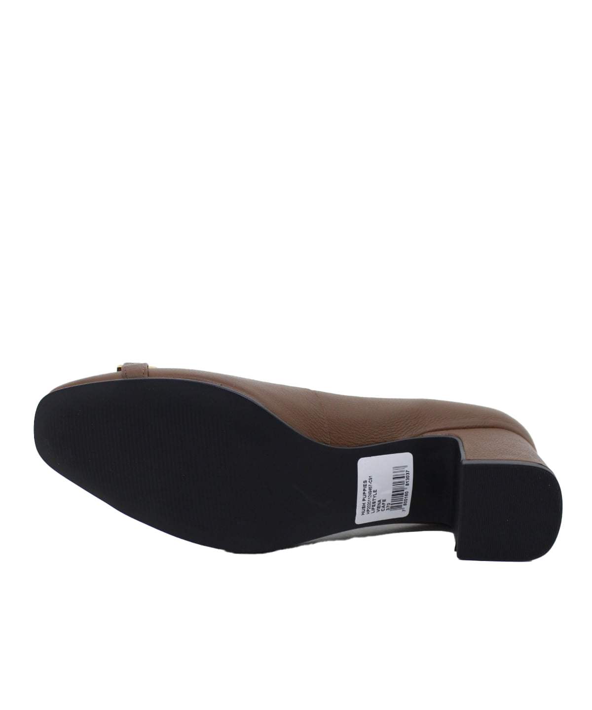 Zapato Vestir Cuero Viena Café para Mujer Hush Puppies 5