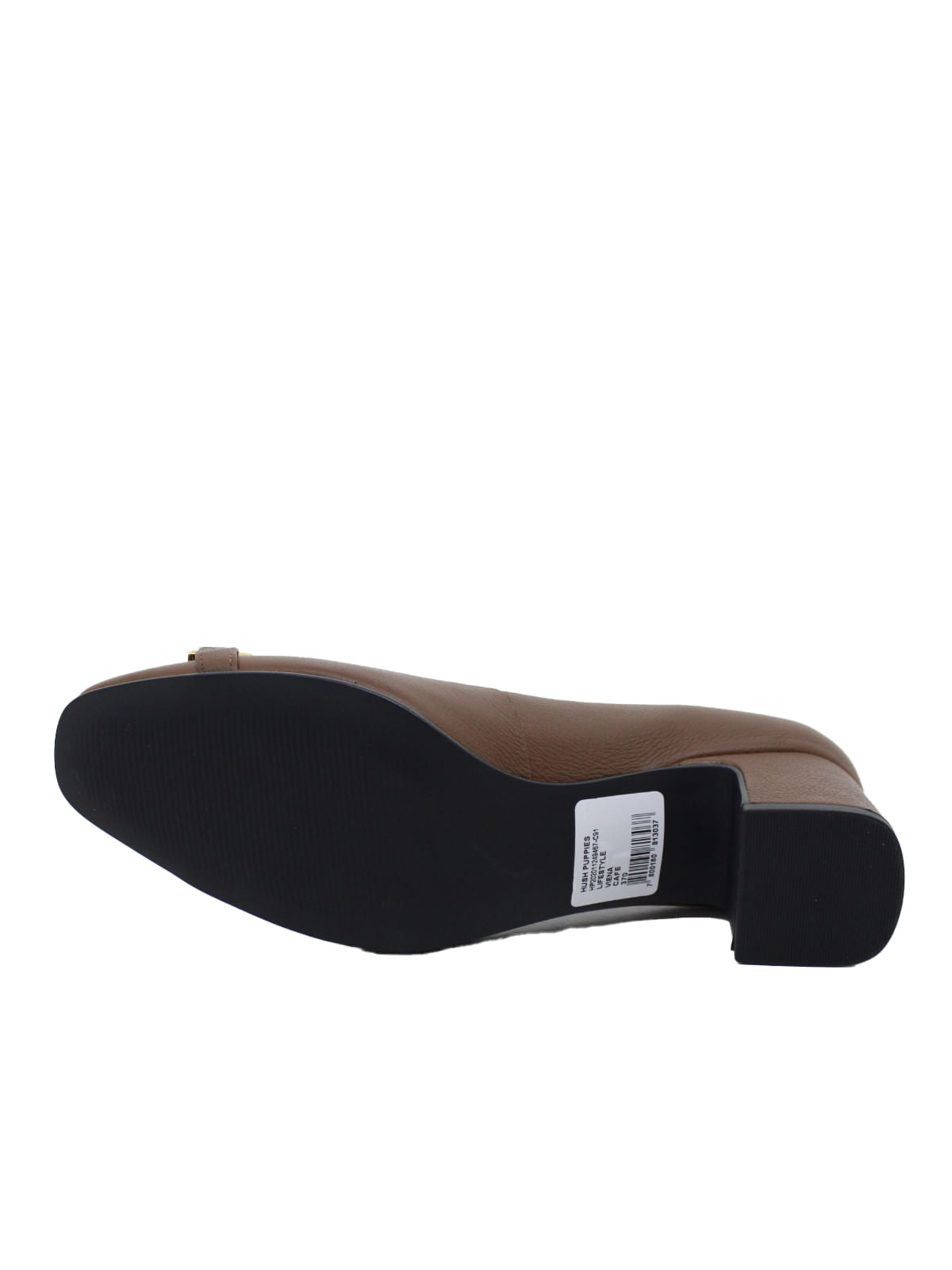 Zapato Vestir Cuero Viena Café para Mujer Hush Puppies 5