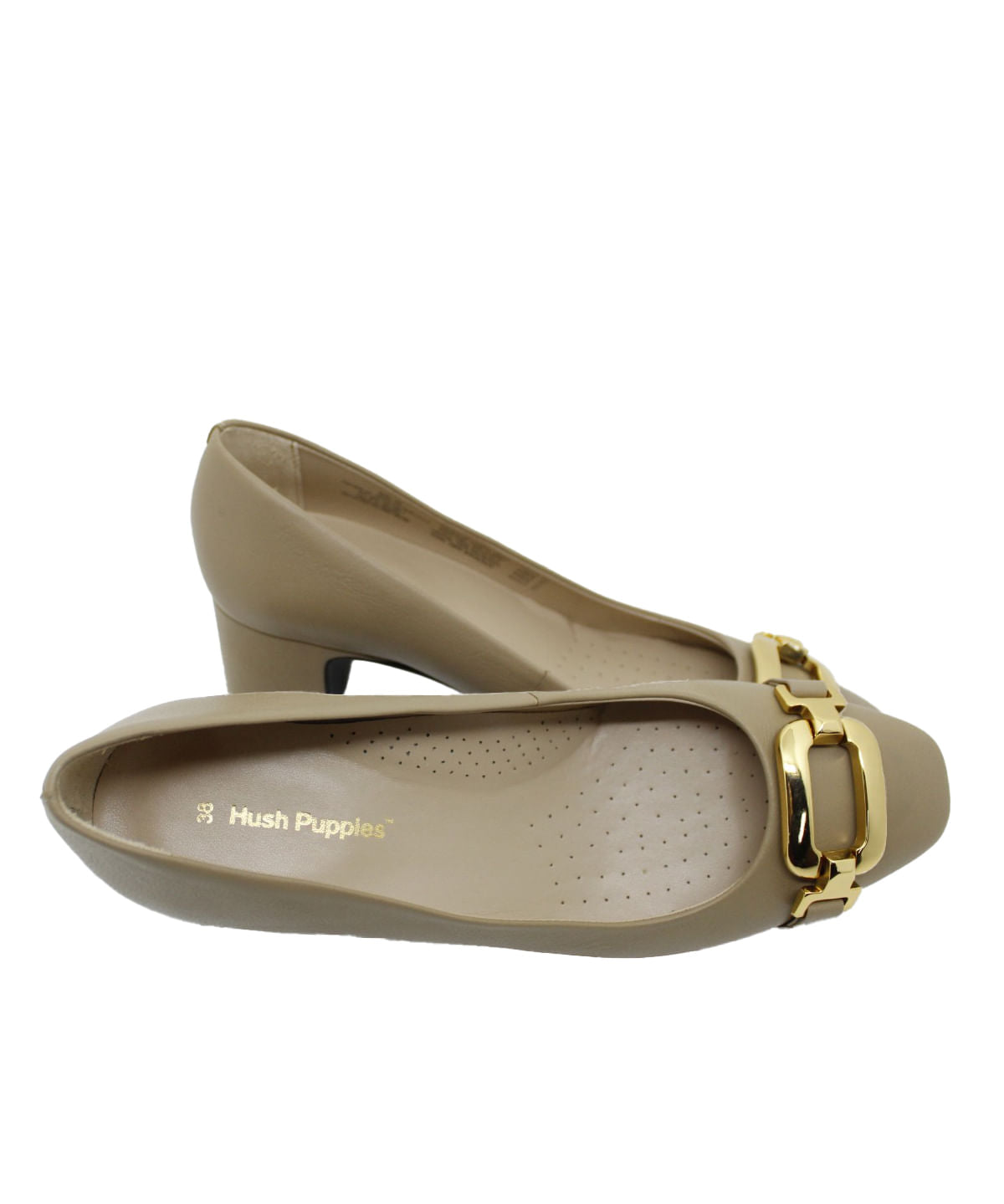Zapato Vestir Cuero Viena Tan para Mujer Hush Puppies 2