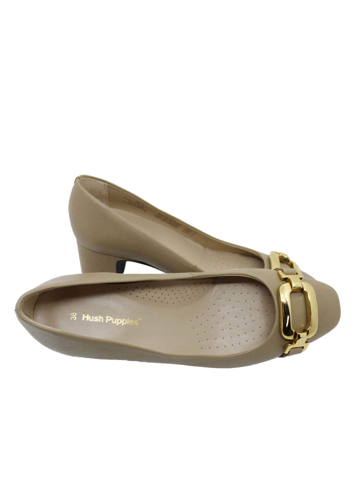 Zapato Vestir Cuero Viena Tan para Mujer Hush Puppies 2