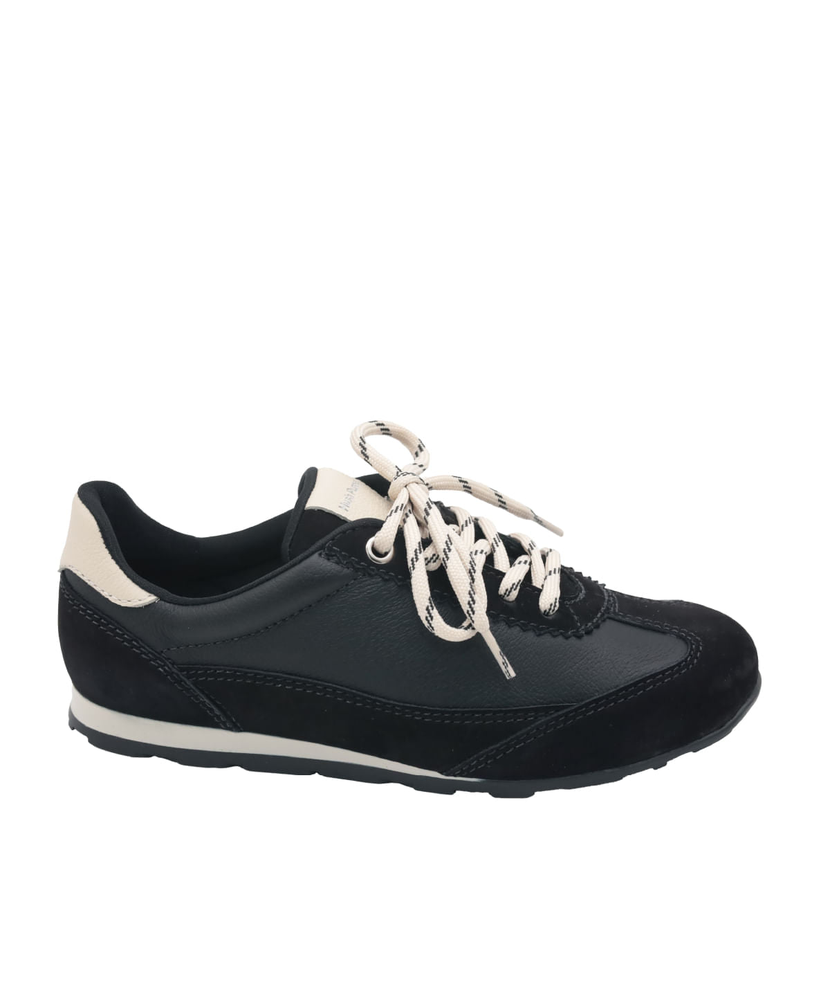 Zapatilla Cuero Atlanta Negra para Mujer Hush Puppies 1