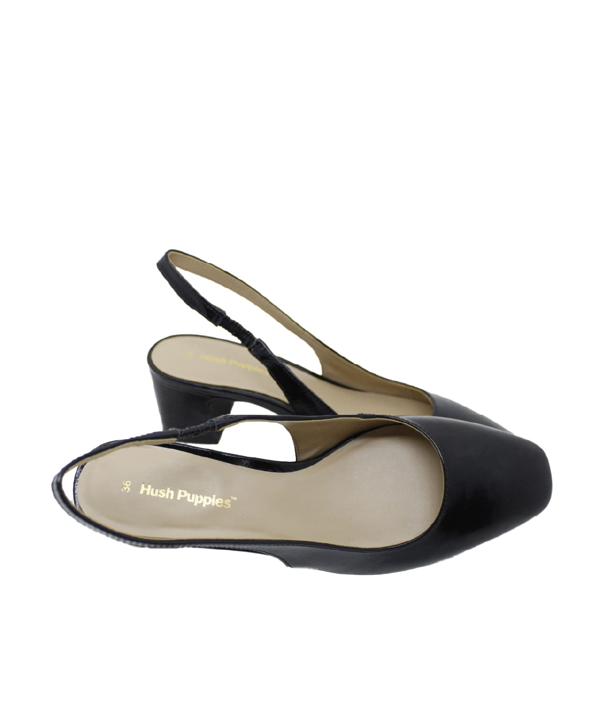 Zapato Vestir Cuero Sevilla Negro para Mujer Hush Puppies 3