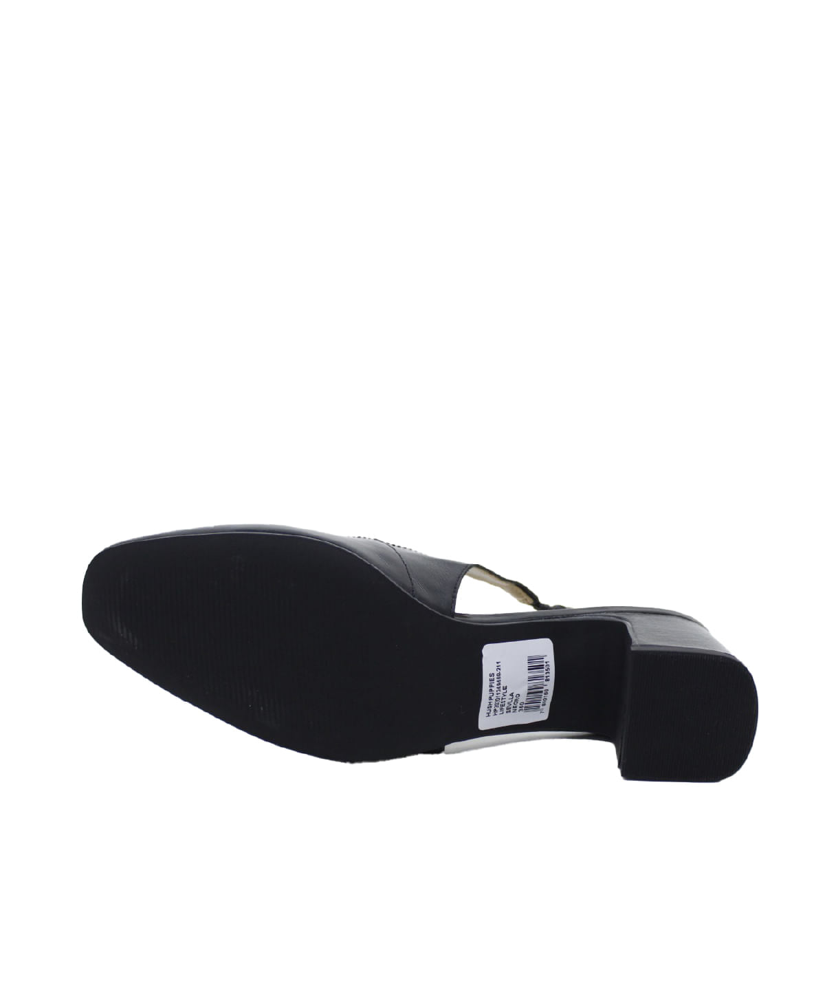 Zapato Vestir Cuero Sevilla Negro para Mujer Hush Puppies 6