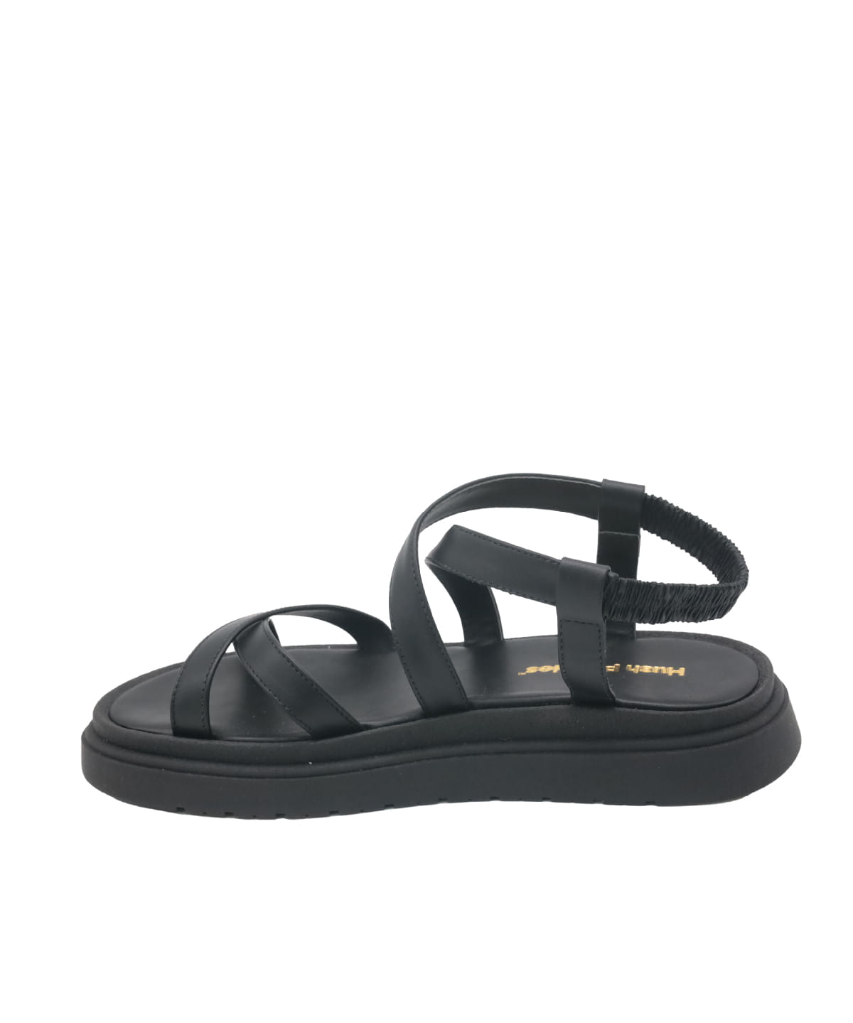 Sandalia Cuero Victoria Negra para Mujer Hush Puppies 4