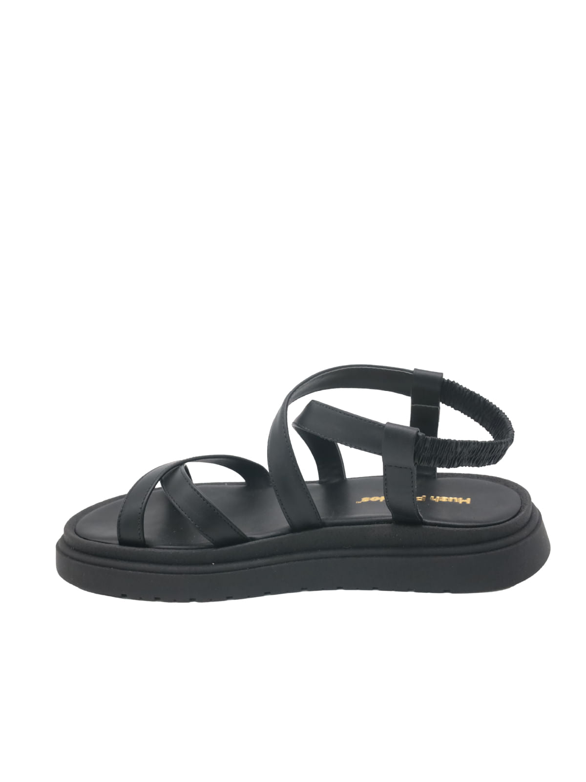 Sandalia Cuero Victoria Negra para Mujer Hush Puppies 4