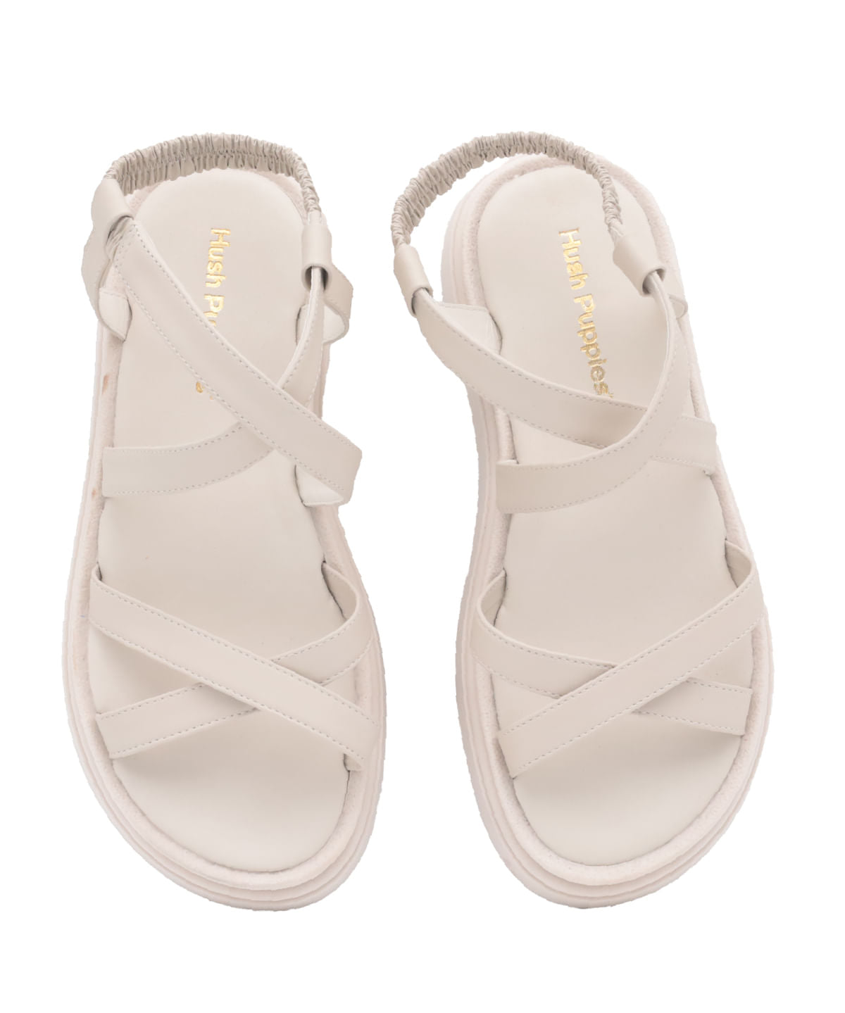 Sandalia Cuero Victoria Blanca para Mujer Hush Puppies 6