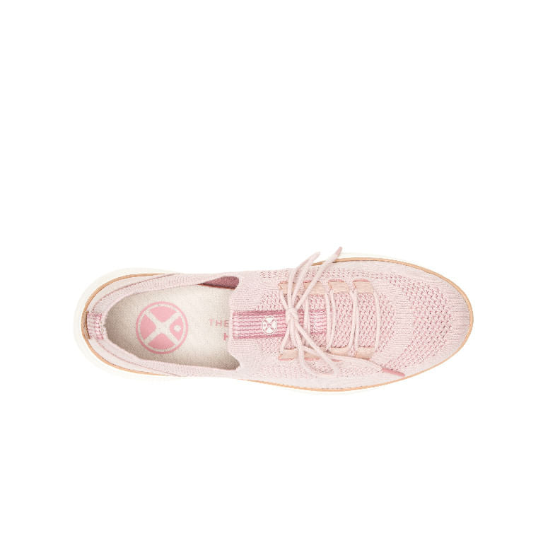 Zapato Casual Advance Knit Laceup -Pink 3