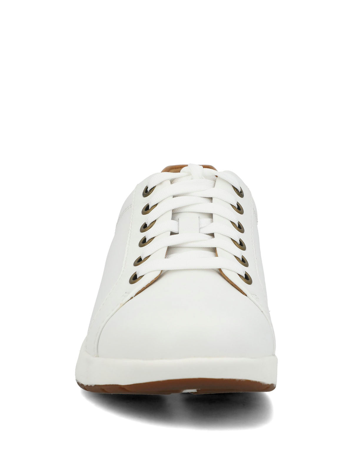 Zapatilla Cuero Mujer Spinal Laceup Blanco 3
