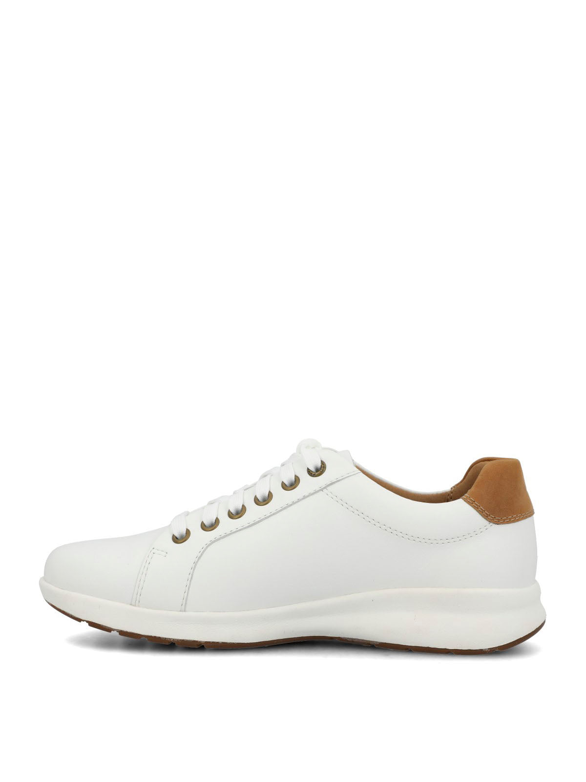 Zapatilla Cuero Mujer Spinal Laceup Blanco 4